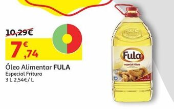 Auchan Óleo alimentar fula:especial fritura 3l promoção