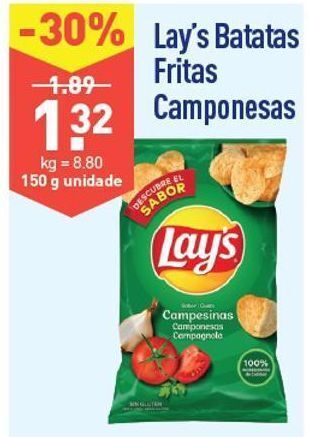 ALDI Batata chips lay's promoção