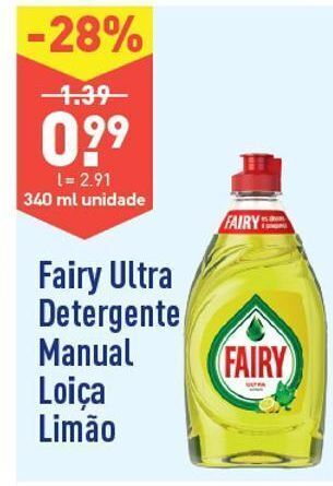 ALDI Detergente lavalouça fairy promoção