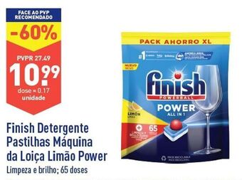 ALDI Detergente finish promoção
