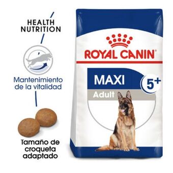 TiendAnimal Royal canin adult +5 maxi ração para cães promoção