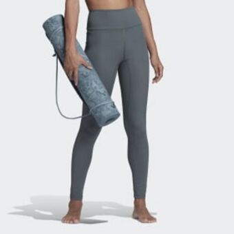 Adidas Leggings de cintura subida para ioga essentials promoção