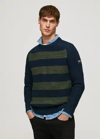 Pepe Jeans Camisola bicolor riscas marley promoção