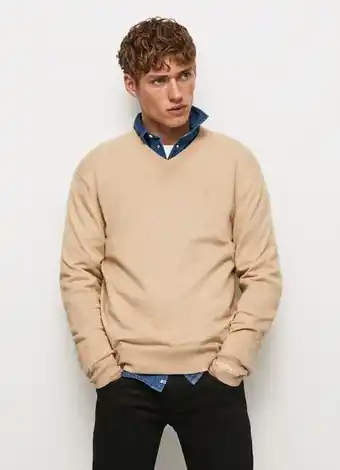 Camisola com gola em v andre v neck