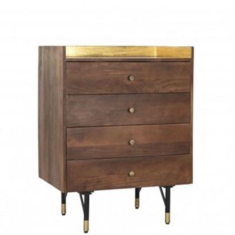 Superdecor Cómoda de madeira/metal 184 promoção
