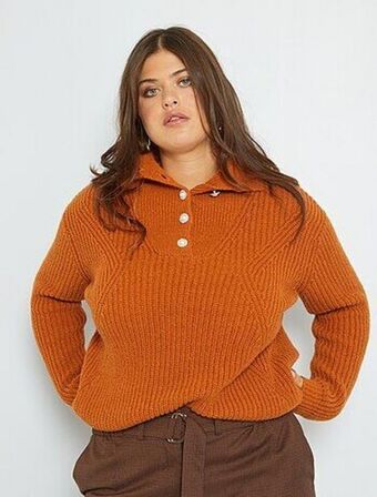 Kiabi Camisola com gola de fecho promoção