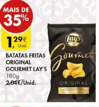 Pingo Doce Batatas Fritas Original Goumet Lay's 180g promoção