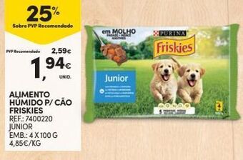 Ração para cães friskies