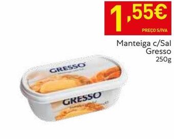 Recheio Manteiga gresso promoção
