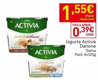 Recheio Iogurte activia promoção