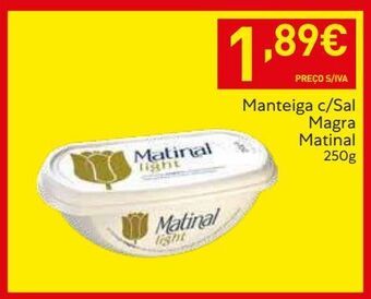 Recheio Manteiga matinal promoção
