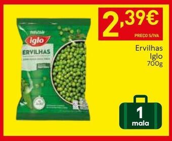 Recheio Ervilhas verdes iglo promoção