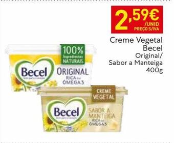 Recheio Margarina vegetal becel promoção