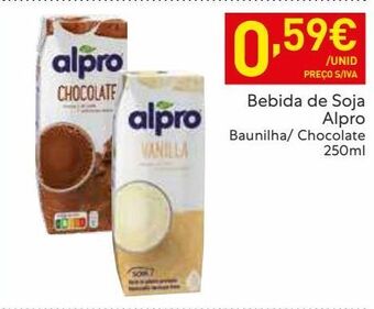 Recheio Bebida de soja alpro promoção