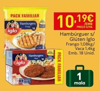 Recheio Hambúrguer iglo promoção