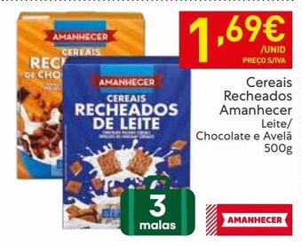 Recheio Cereais amanhecer promoção