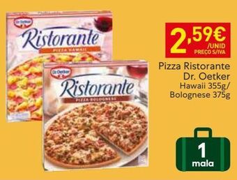 Recheio Pizza congelada dr. oetker promoção