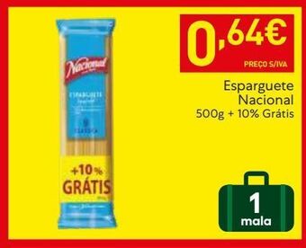 Recheio Esparguete nacional promoção