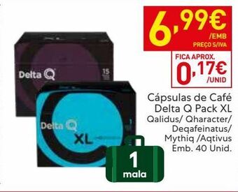Recheio Cápsulas de café delta q promoção