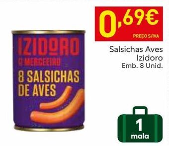 Recheio Salsicha izidoro promoção