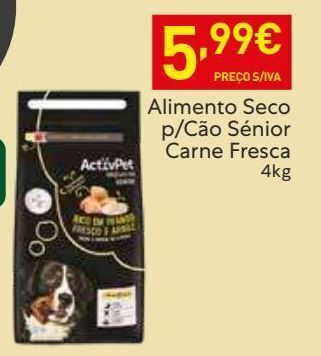 Recheio Ração para cães activpet promoção