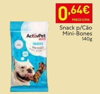 Recheio Ração para cães activpet promoção