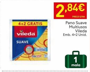 Recheio Pano de limpeza vileda promoção