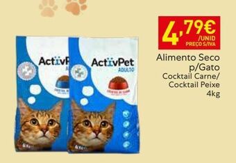 Recheio Ração para gatos activpet promoção