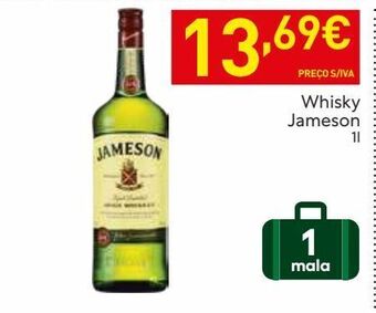 Recheio Uísque jameson promoção