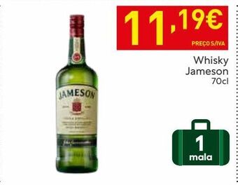 Recheio Uísque jameson promoção