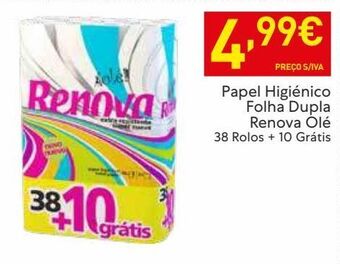 Recheio Papel higiênico renova promoção