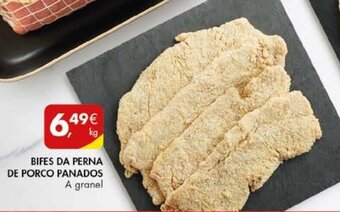 Bifes da Perna de Porco Panados