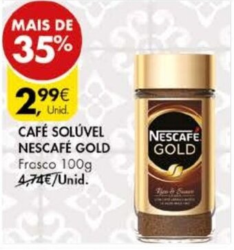 Pingo Doce Café Solúvel Nescafé Gold 100g promoção