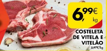 Pingo Doce Costeleta de Vitela e Vitelão promoção