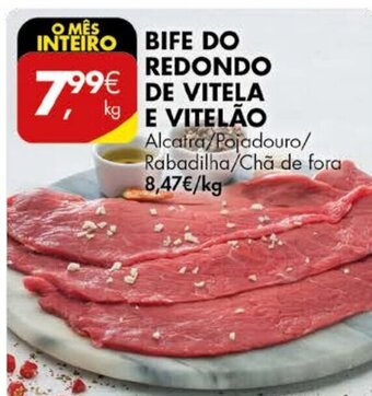 Pingo Doce Bife do Redondo de Vitela e Vitelão promoção