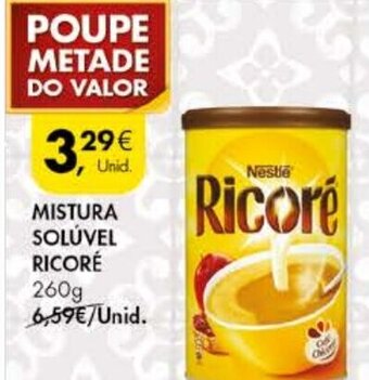 Pingo Doce Mistura Solúvel Ricoré 260g promoção