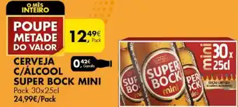Cerveja C/ Álcool Super Bock Mini Pack 30/25cl