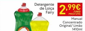Recheio Detergente lavalouça fairy promoção
