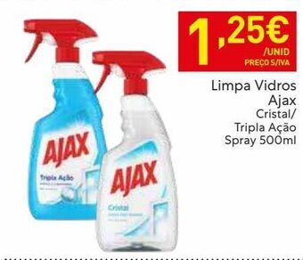 Recheio Limpador de vidro ajax promoção
