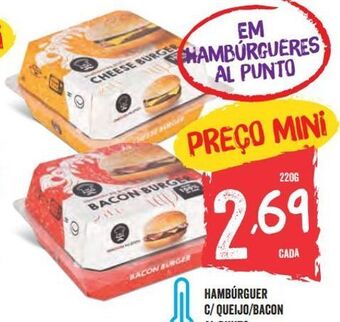 Minipreço Hambúrguer promoção