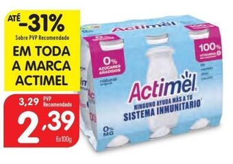Minipreço Iogurte actimel promoção