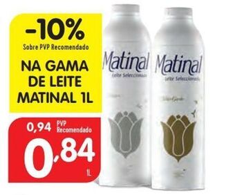 Minipreço Leite matinal promoção