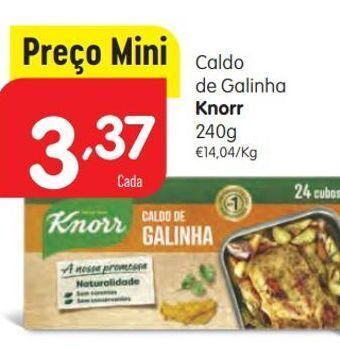 Minipreço Caldo knorr promoção
