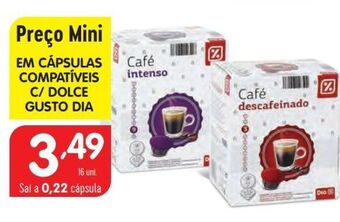 Minipreço Cápsulas de café dia promoção