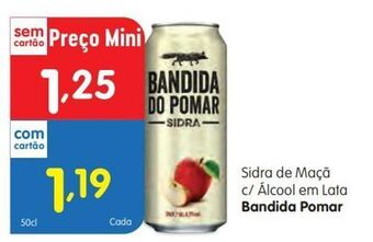 Minipreço Sidra bandida do pomar promoção
