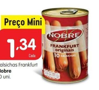 Minipreço Salsicha nobre promoção