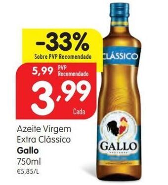 Minipreço Azeite extravirgem gallo promoção