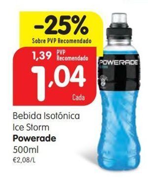 Bebida isotónica powerade
