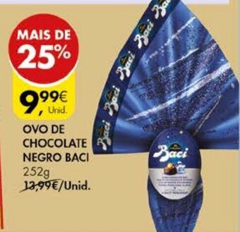 Pingo Doce Ovo de Chocolate Negro Baci 252g promoção