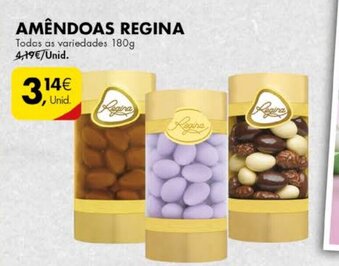 Pingo Doce Amêndoas Regina 180g promoção